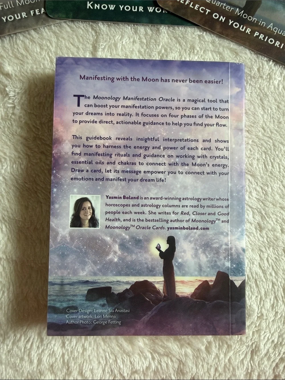 Moonology Manifestation Oracle Cards by - Purple Moon Deck